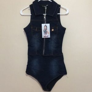 🆕VIP denim bodysuit!🆕